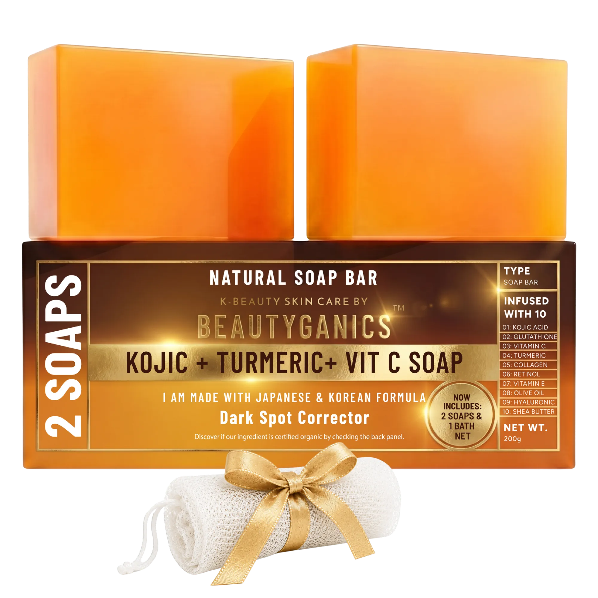 Kojic + Turmeric + Vitamin C Soap